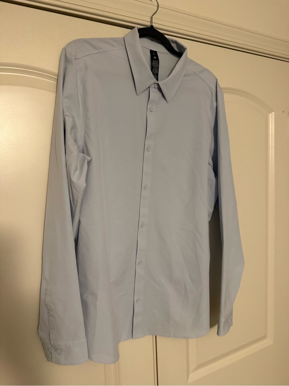 NWOT Lululemon XL New Venture Slim Fit Starch Blue Men’s Dress Shirt